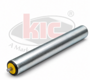 Metal Conveyor Roller on White Background